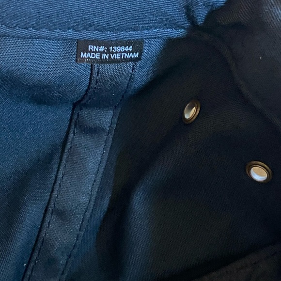 Trucker Hat Baseball Cap Strapback Blue Gray Cleveland Original Duf Daddy Dad - Picture 6 of 7